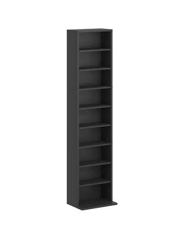 HOMCOM 260 Narrow CD Storage Unit - Black