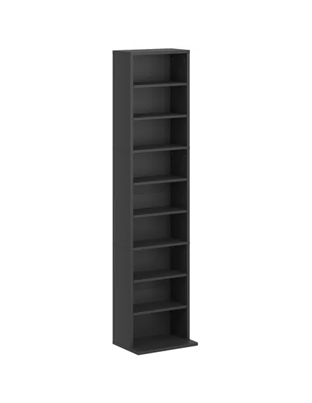 HOMCOM 260 Narrow CD Storage Unit - Black