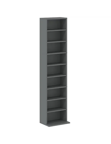 HOMCOM 260 Narrow CD Storage Unit - Grey