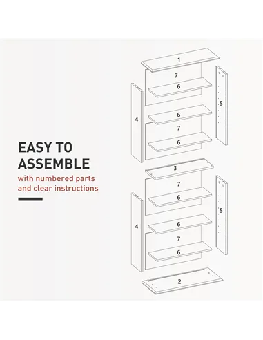 HOMCOM 360 CD Storage Unit - Grey