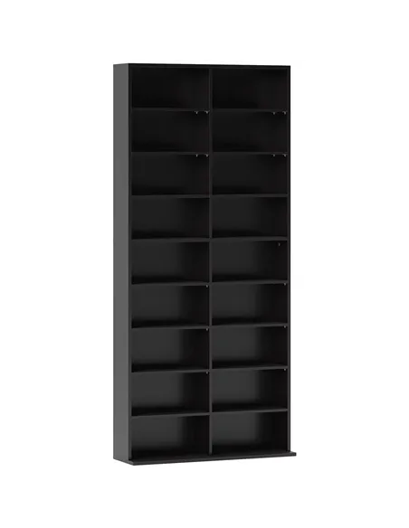 HOMCOM 640 CD Storage Tower - Black