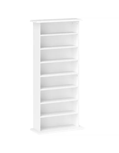 HOMCOM 360 CD Storage Unit - White