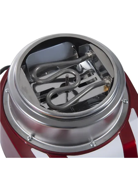 HOMCOM Professional Cotton Floss Machine with 10 Bamboo Sticks, Candy Floss Maker for Children, Adult Party and Birthday, Red