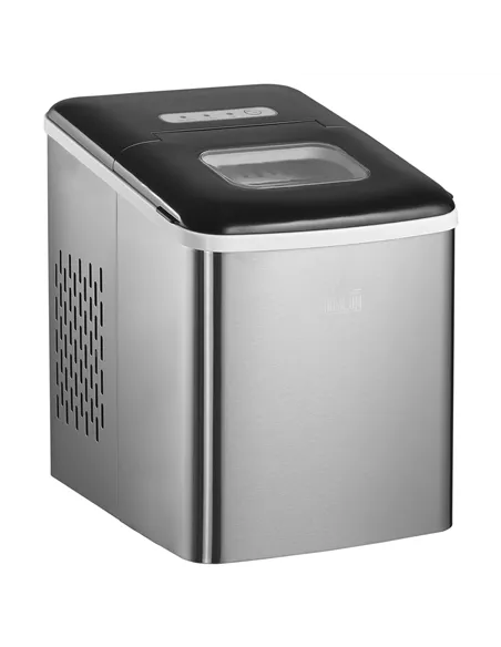 HOMCOM Ice Maker Machine Countertop, 9 Ice Cubes in 8 Mins, 12KG in 24Hrs, Self-Cleaning Portable Ice Cube Maker w/ Adjustable I