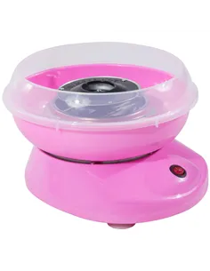HOMCOM Candy Floss Machine Electric Cotton Candy Maker Gadgetry 450W (Pink)