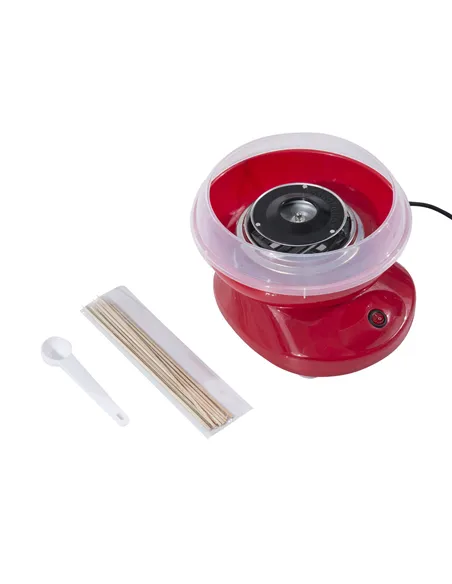 HOMCOM Candy Floss Machine Electric Cotton Candy Maker Gadgetry 450W (Red)