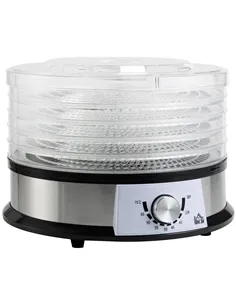 HOMCOM 40-70℃ Five-Tray Food Dehydrator