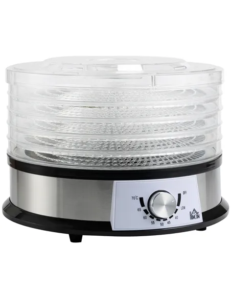HOMCOM 40-70℃ Five-Tray Food Dehydrator