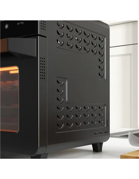 HOMCOM Air Fryer Oven, 20L Mini Oven, Multifunction Countertop Convection Oven with 16 Presets, Adjustable Temp and Time, 1400W