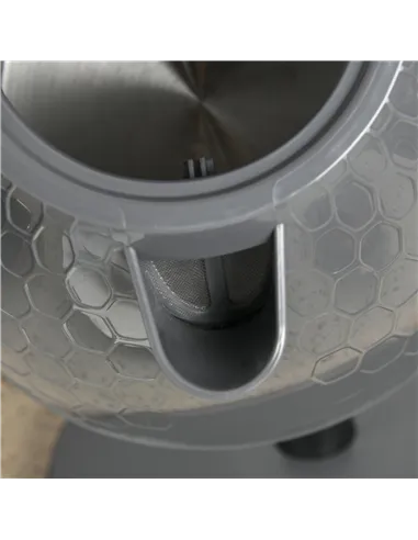 HOMCOM 1.7L 3000W Fast Boil Kettle & 2 Slice Toaster Set, Kettle and Toaster Set with Auto Shut Off, Browning Controls, Grey