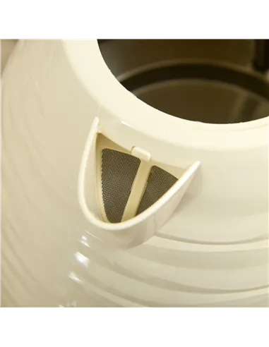 HOMCOM 3000W 1.7L Rapid Boil Kettle & 4 Slice Toaster, Kettle and Toaster Set with 7 Browning Controls and Crumb Tray, Beige