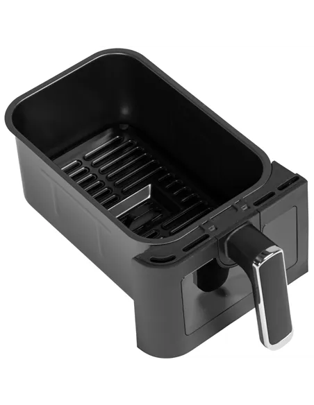 HOMCOM 8L Dual Basket Air Fryer, 80-200℃, with Sync Function - Black/Silver