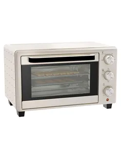 HOMCOM 21L Mini Countertop Oven, 100°C-230°C Adjustable Temp - White