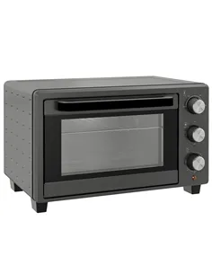 HOMCOM 21L Mini Countertop Oven, 100°C-230°C Adjustable Temp - Grey