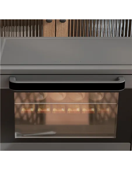 HOMCOM 21L Mini Countertop Oven, 100°C-230°C Adjustable Temp - Grey