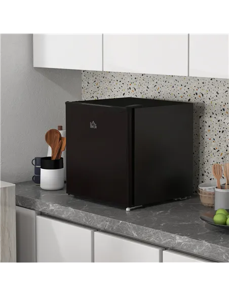 HOMCOM 35L Mini Freezer, -24℃ to -14℃ Temperature - Black