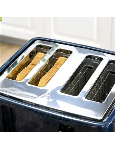 HOMCOM Kettle and Toaster Set, 1.7L 3000W Fast Boil Jug Kettle with Auto Shut Off, 4 Slice Toaster with 7 Level Browning Control