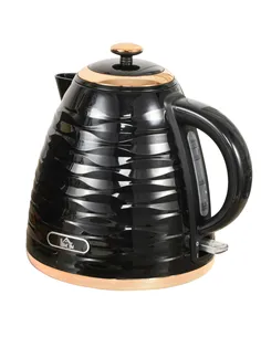 HOMCOM 3kW Rapid Boil Honeycomb Kettle - Black