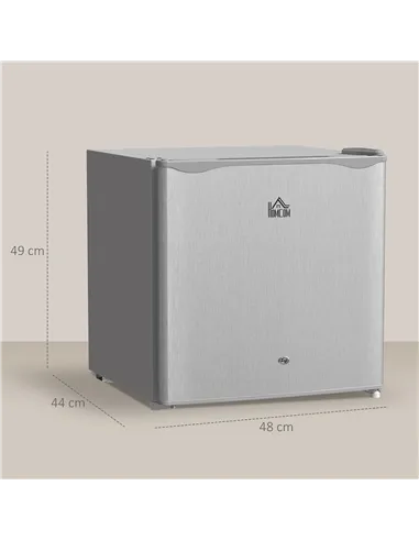 HOMCOM 46 Litre Lockable Countertop Fridge - Grey