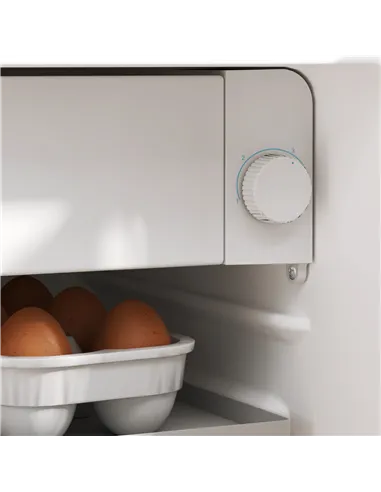 HOMCOM 46 Litre Lockable Countertop Fridge - Grey