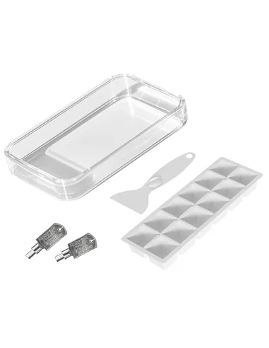 HOMCOM 46 Litre Lockable Countertop Fridge - Grey