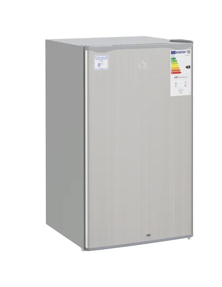 HOMCOM 91L Freestanding Under-Counter Fridge with Lock - Grey