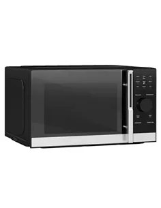 HOMCOM 23L 800W Microwave Oven, Digital Solo Microwave with 10 Power Levels, Automatic Defrost, 8 Auto Cook Menus, 60 Minutes Ti