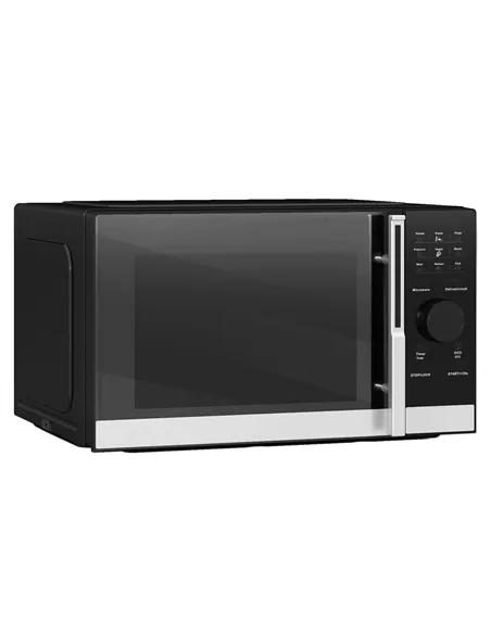 HOMCOM 23L 800W Microwave Oven, Digital Solo Microwave with 10 Power Levels, Automatic Defrost, 8 Auto Cook Menus, 60 Minutes Ti