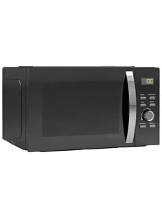 HOMCOM 23L 800W Microwave Oven, Digital Solo Microwave with 5 Power Levels, Automatic Defrost, 8 Auto Cook Menus, 60 Minutes Tim