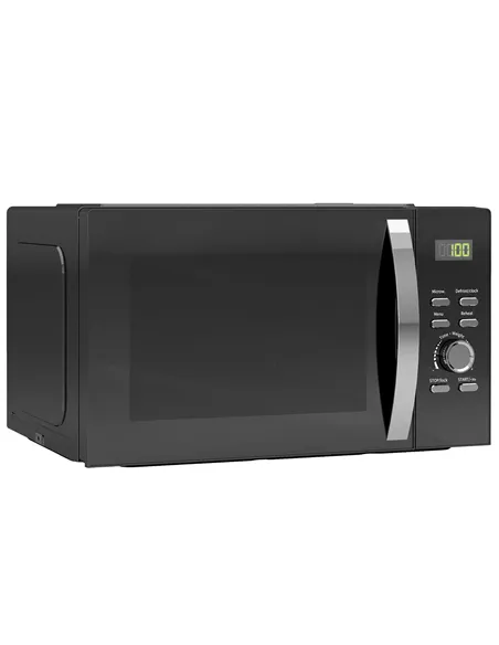 HOMCOM 23L 800W Microwave Oven, Digital Solo Microwave with 5 Power Levels, Automatic Defrost, 8 Auto Cook Menus, 60 Minutes Tim