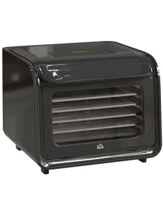 HOMCOM 35-70°C Six-Tray Food Dehydrator - Black