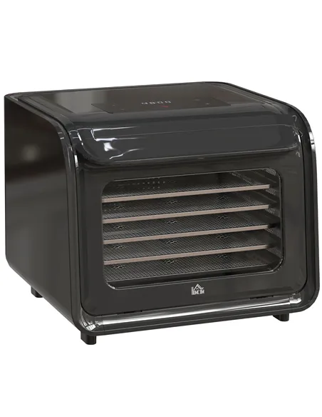 HOMCOM 35-70°C Six-Tray Food Dehydrator - Black
