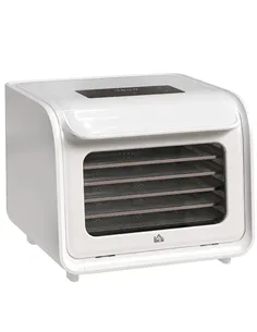 HOMCOM 35-70°C Six-Tray Food Dehydrator - White