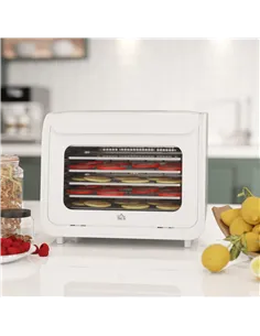 HOMCOM 35-70°C Six-Tray Food Dehydrator - White 2