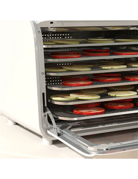 HOMCOM 35-70°C Six-Tray Food Dehydrator - White