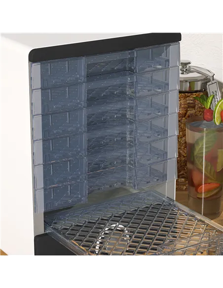 HOMCOM Seven Tray, 40-70°C Food Dehydrator - White