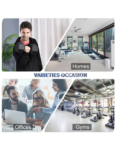 HOMCOM 2x17.5kg Rubber Hex Dumbbell Portable Hand Weights Dumbbell Home Gym Workout Fitness Hand Dumbbell