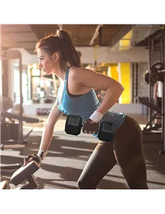 HOMCOM 2x20kg Rubber Hex Dumbbell Portable Hand Weights Dumbbell Home Gym Workout Fitness Hand Dumbbell 2