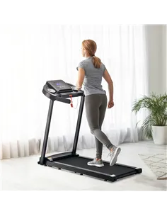HOMCOM Treadmill Electric Motorised Running Machine w/ LED Display 2