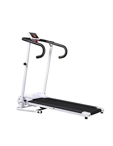 HOMCOM Folding Treadmill with Incline, Walking Pad Treadmill for Home, 1-10km/h Under Desk Running Machine with LCD Display and 