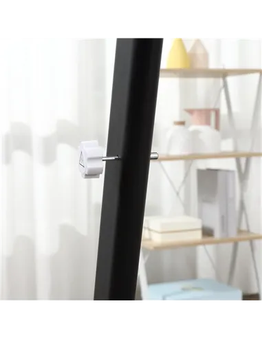 HOMCOM Folding Treadmill for Home Motorised Running Machine w/ LCD Display Black