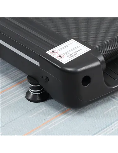 HOMCOM Folding Treadmill for Home Motorised Running Machine w/ LCD Display Black