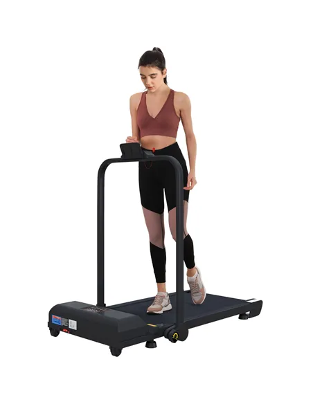 HOMCOM 2.5HP Walking Pad Treadmill, Folding Under Desk Treadmill, Walking Machine, 1-10km/h, with Remote Control