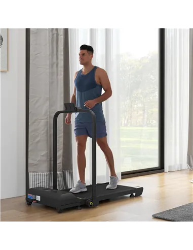 HOMCOM 2.5HP Walking Pad Treadmill, Folding Under Desk Treadmill, Walking Machine, 1-10km/h, with Remote Control