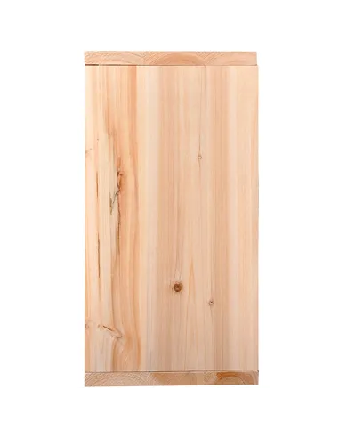 HOMCOM Wooden Wine Rack for 24 Bottle Square Tabletop Storage Holder Stand