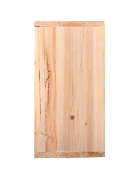 HOMCOM Wooden Wine Rack for 24 Bottle Square Tabletop Storage Holder Stand