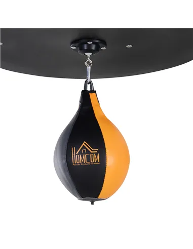 HOMCOM Freestanding Boxing Punch Bag & Speed ball Station, for Home Gym, Grey