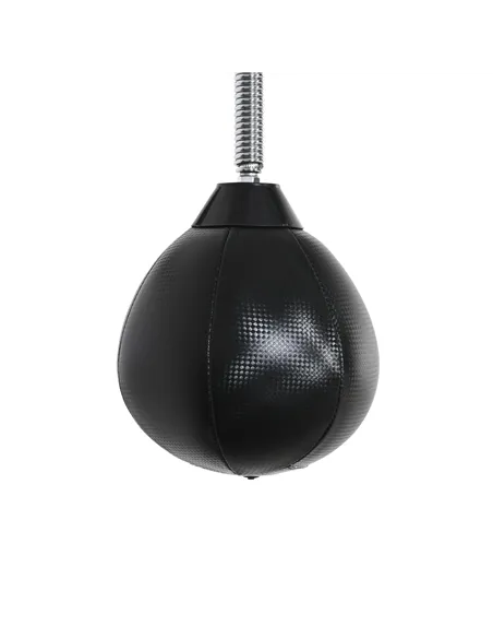 HOMCOM Wall Mount Fast-Reflexes Speed Bag Boxing, Height Adjustable Punching Bag, MMA, Martial Arts and Boxing Equipment for Tra