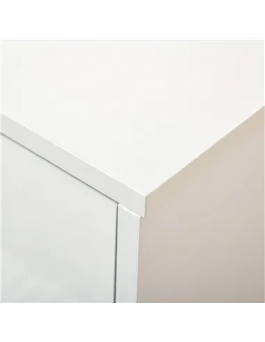 HOMCOM Shoe Cabinet with 3 Flip Drawers, High Gloss Shoe Storage Cabinet with Top Drawer and Adjustable Shelves, Shoe Cupboard f