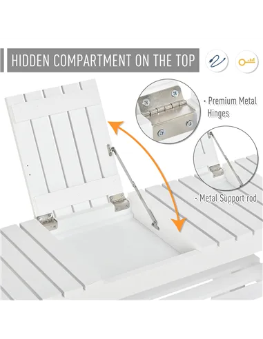 HOMCOM Shoe Bench, 3-Tier Wooden Shoe Rack with Hidden Storage Compartment, Slatted Shelves, Home Storage Unit, Hallway Furnitur